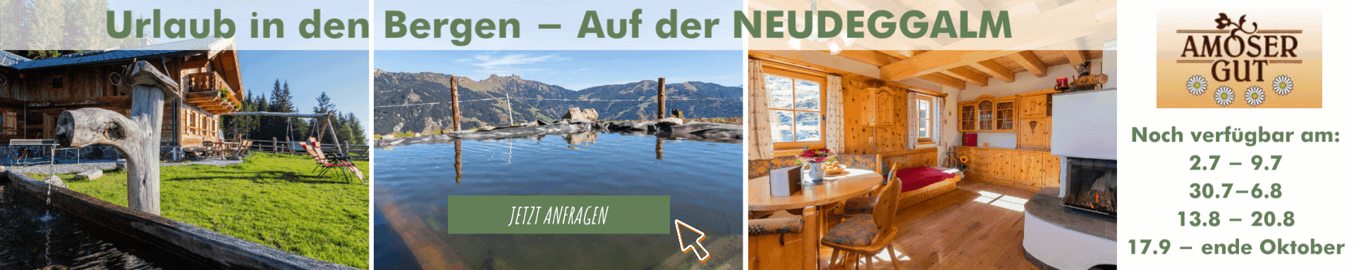 Jetzt Almhütte im Gasteinertal buchen